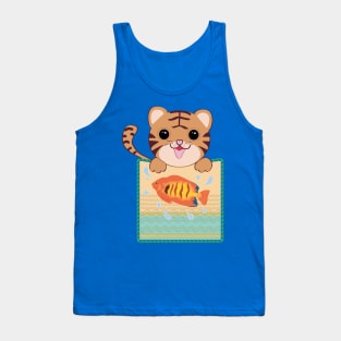 Lucky Pockets - The Year of the Tiger. Tank Top